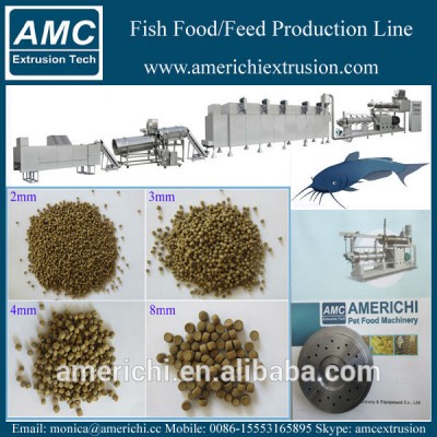 Extruded Aqua/fish/shrimp pellet feed making machines